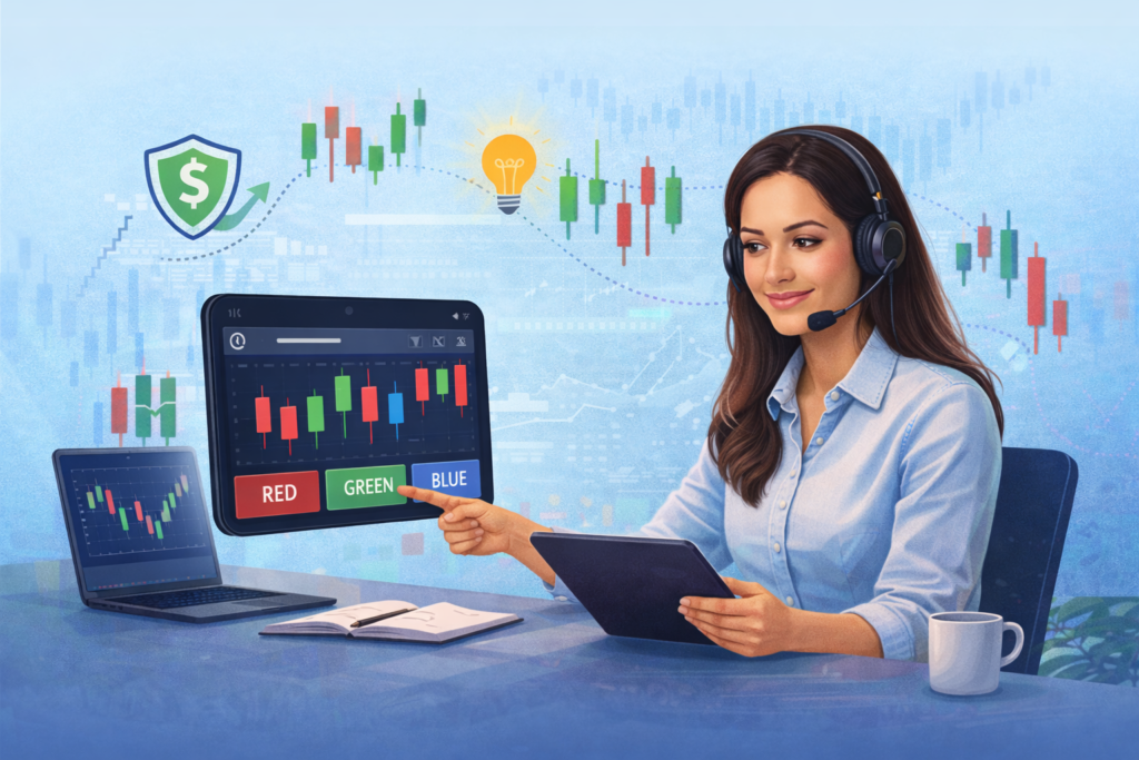 Learn color trading strategies, risk management, and beginner-friendly trading guidance with EarnWithSophia. Join our community and start learning today.